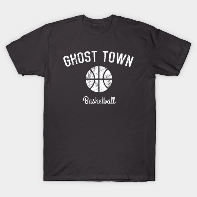 Ghost Town Basketball T-Shirt by haycitydesign